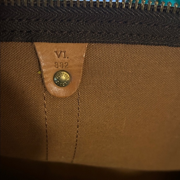 Louis Vuitton 50 Keepall Duffle bag tote made in France -August 1982 - Picture 4 of 16